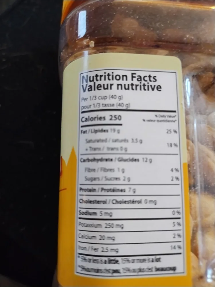 Andi Cashews Noix de Cajou - Unsalted 400g image indicator(3)