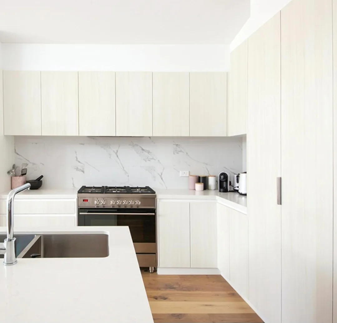 Self-Adhesive, Peel and Stick Wallpaper - Beige 29.5ftx35.5" image indicator(5)