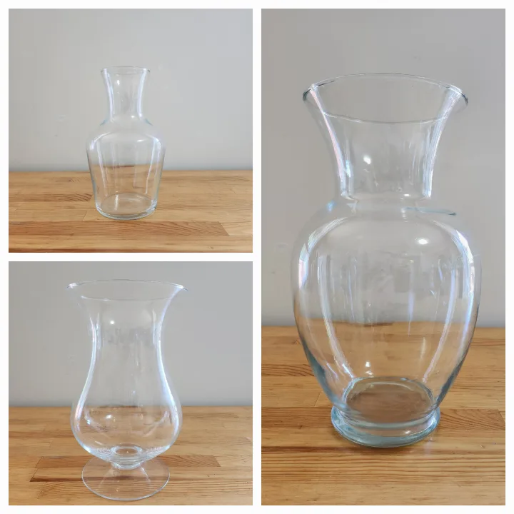 Clear Glass Vases thumbnail