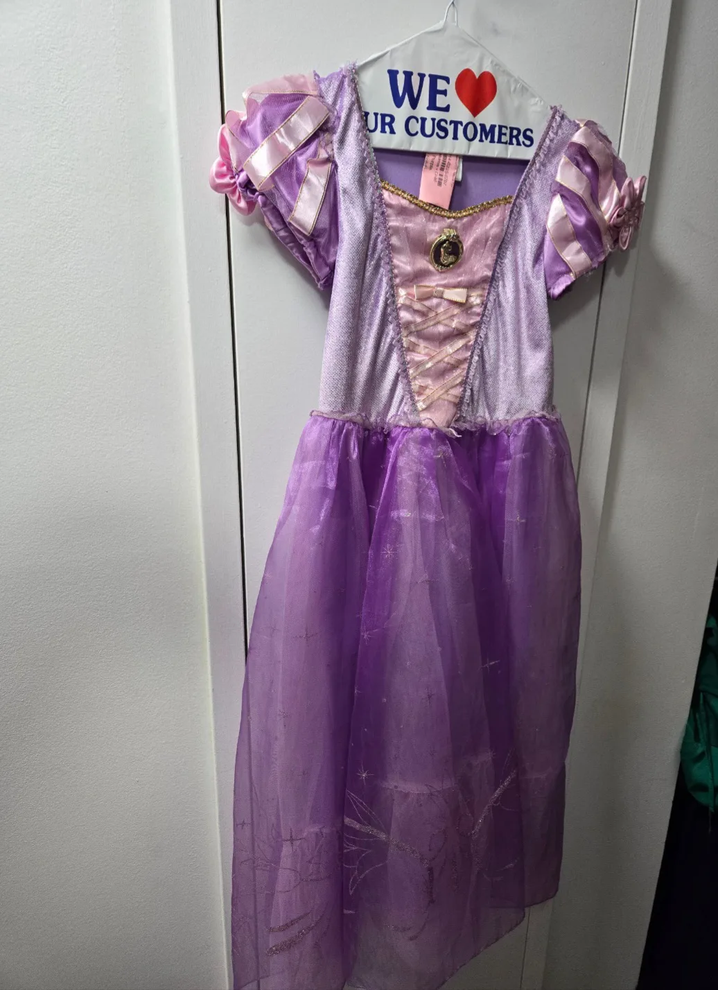 Disney Store Rapunzel Dress and Tiara thumbnail