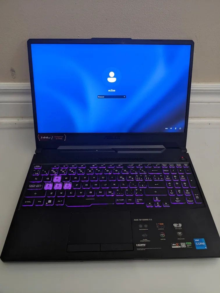 Updated ASUS TUF FX506H Gaming Laptop i5-11400H, RTX 3050 image indicator(4)