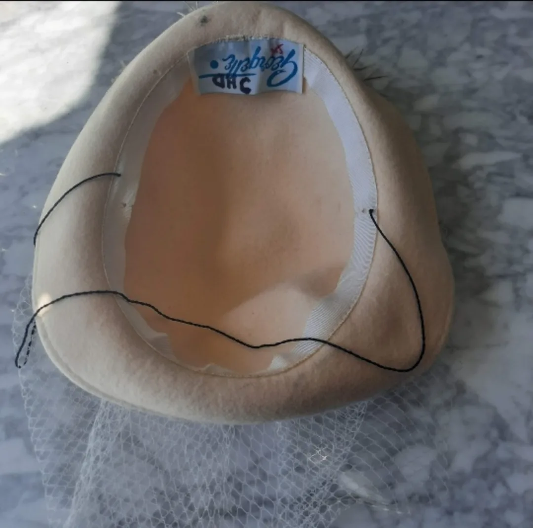 Georgette Vintage Hat with Veil image indicator(3)