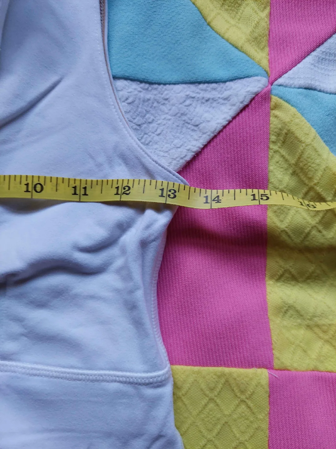 white Lululemon babydoll tank top image indicator(5)