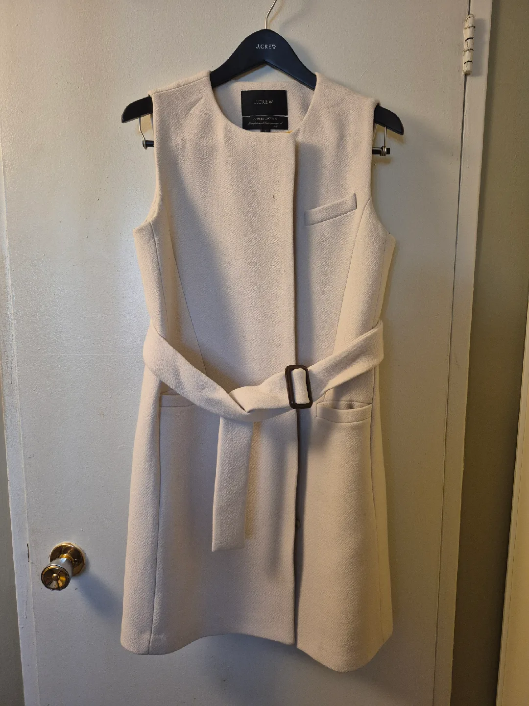 Sleeveless Belted Coat - Size 4 thumbnail