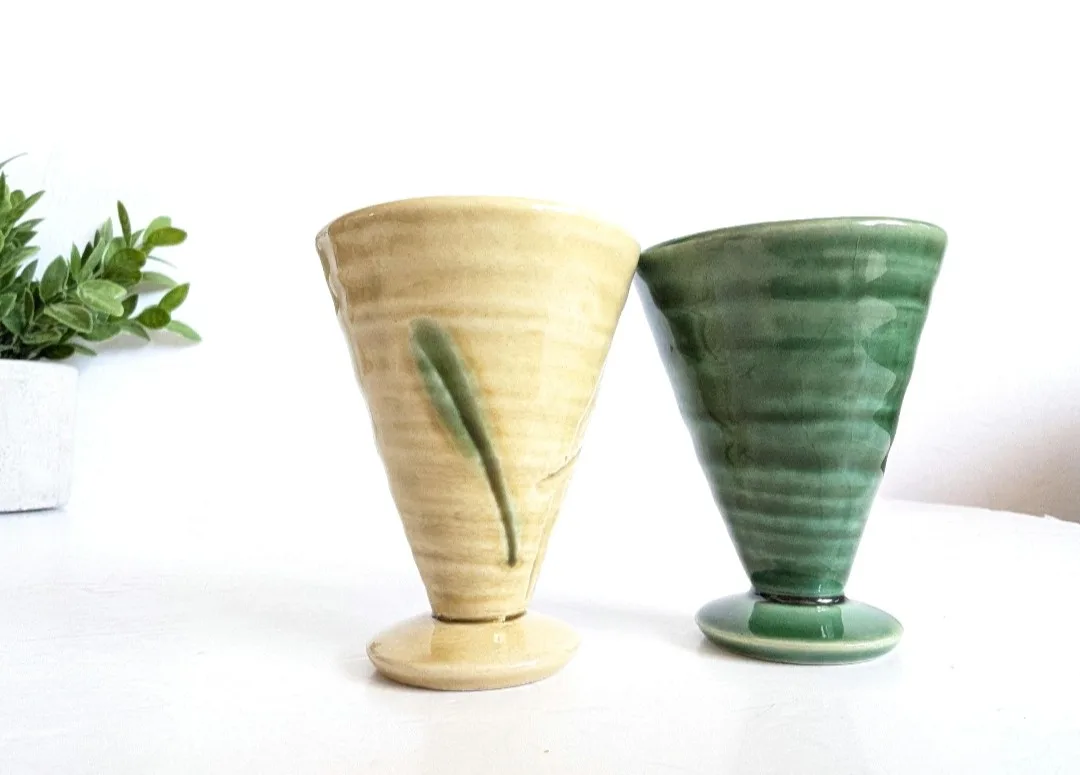 Japanese Saké Glasses ~ Drip Glaze Pottery image indicator(6)