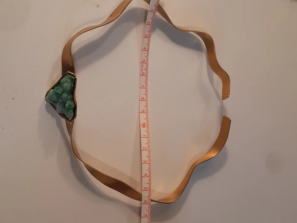 Katerina Vasou  golden choker with geod stone image indicator(7)