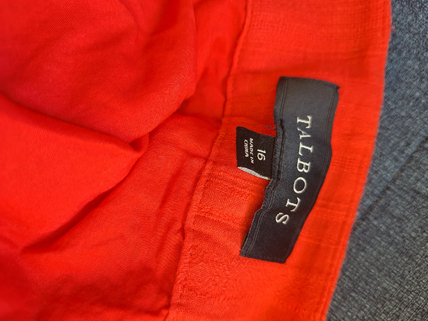 Talbots Red Skirt - Size 16 image indicator(2)