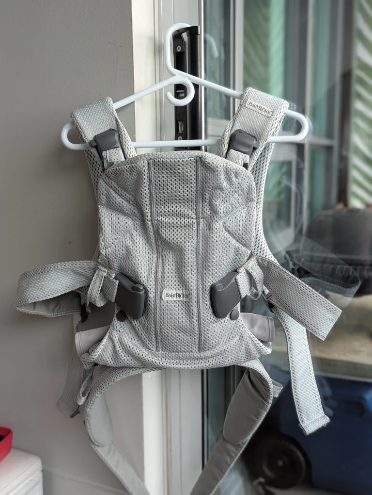 BabyBjorn Air One Baby Carrier - Grey thumbnail