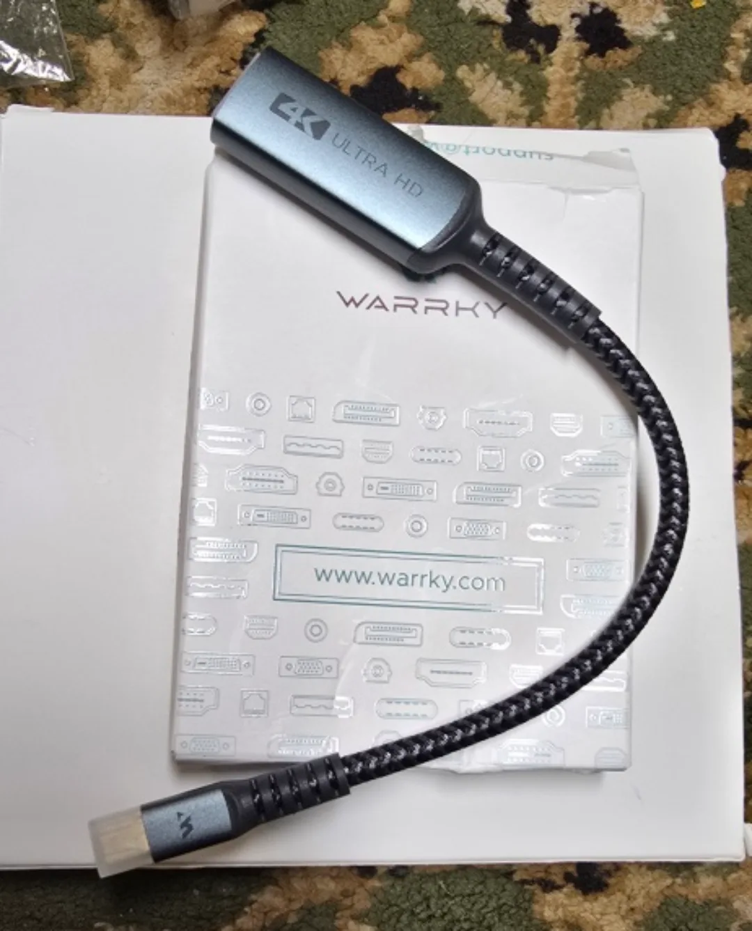 NEW Warrky 4K Mini DisplayPort to HDMI Adapter image indicator(4)