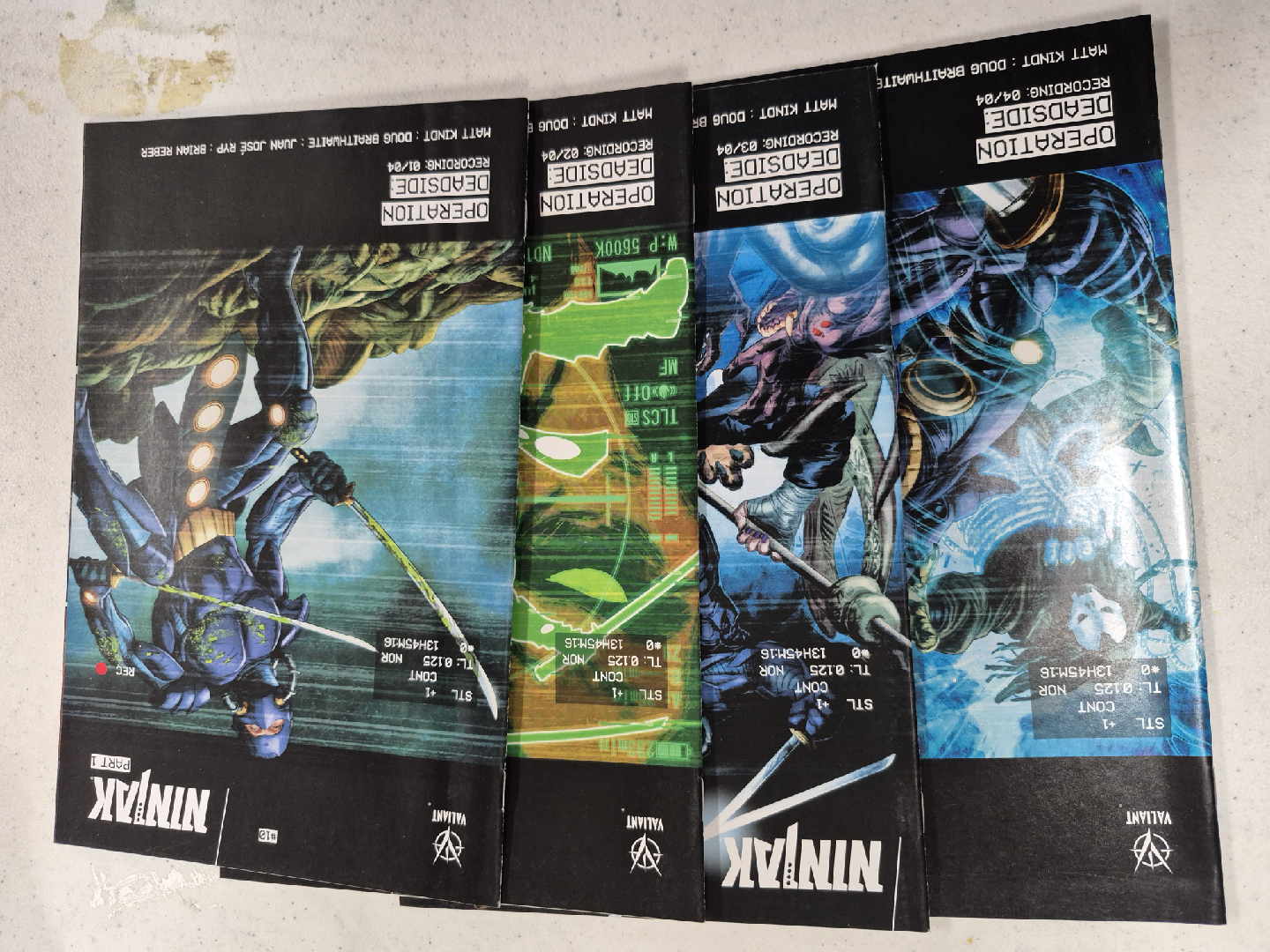 Valiant Ninjak Comic Book Lot