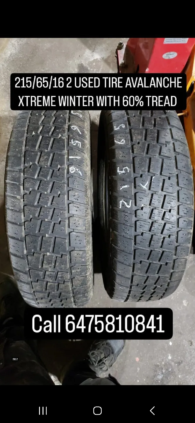 215/65/16 Avalanche Xtreme Winter Tires (Pair) thumbnail