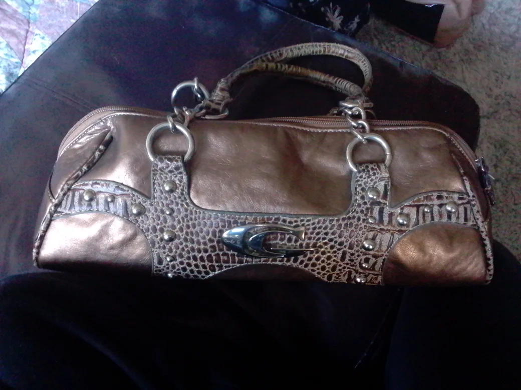Guess Bronze Purse thumbnail
