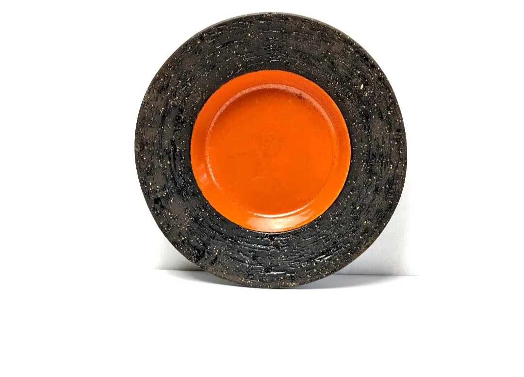 Vintage Upsala Ekeby Decorative Dish ~ Chamotte image indicator(6)