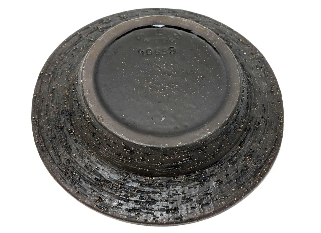 Vintage Upsala Ekeby Decorative Dish ~ Chamotte image indicator(8)