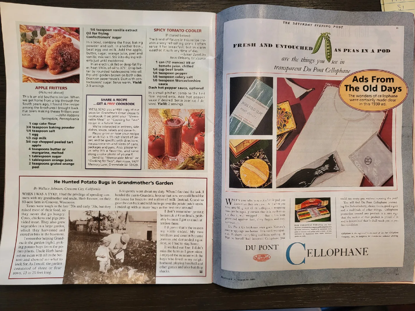 Reminisce Magazine - May/June 2001 image indicator(3)