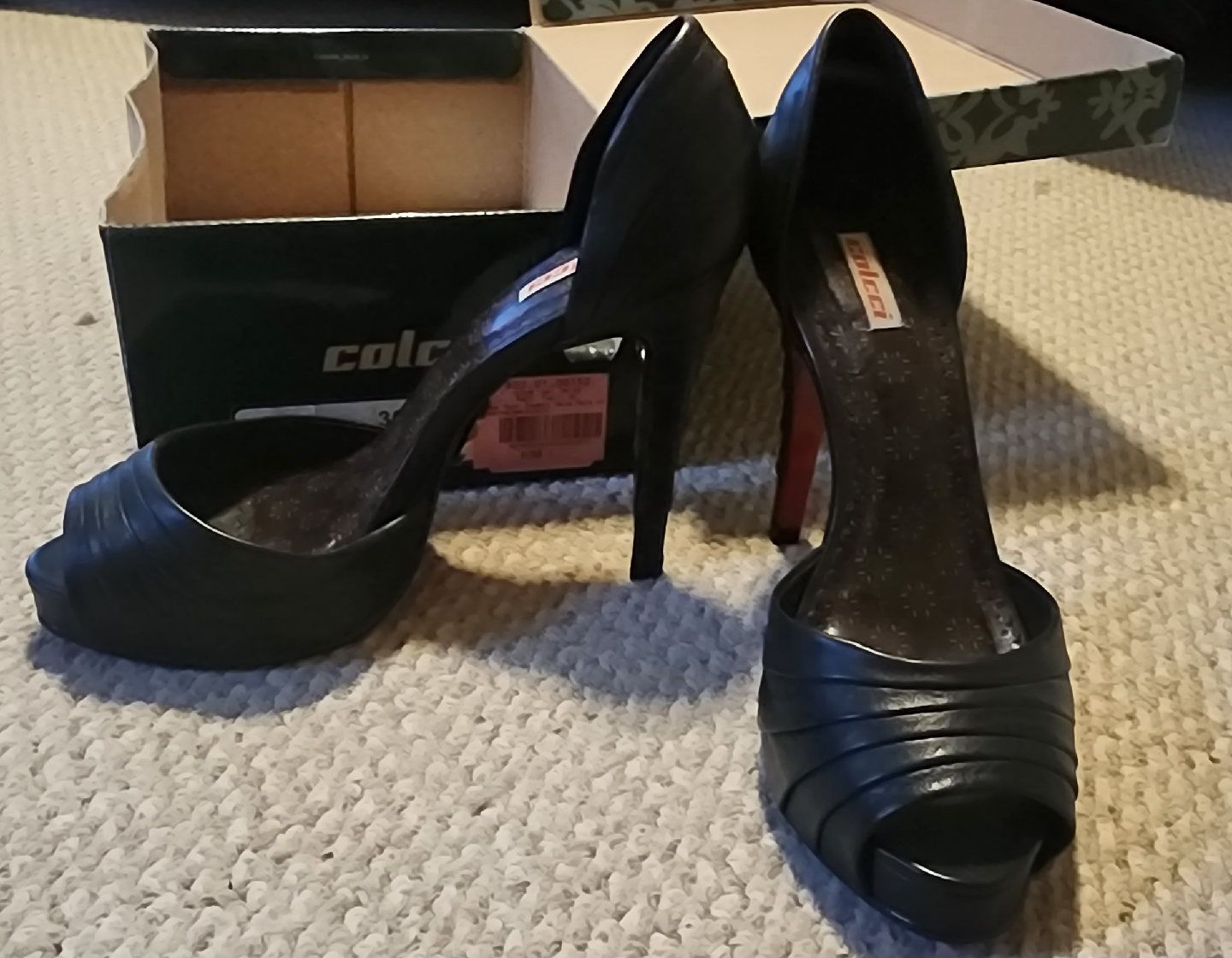 Colcci Black Heels, Size 7 - photo 2