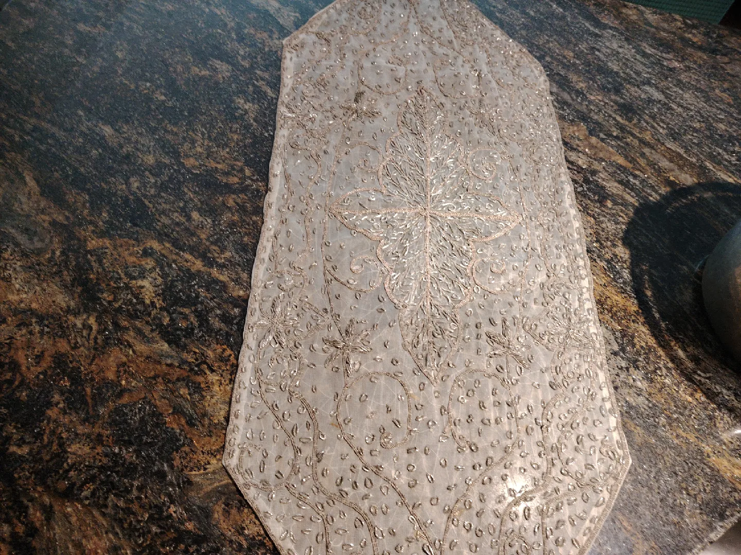 Embroidered Table Runner image indicator(3)