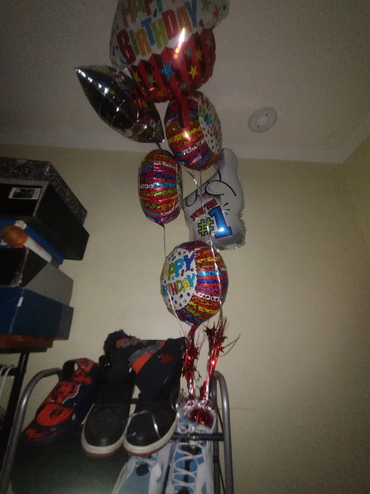 Happy birthday balloon set thumbnail