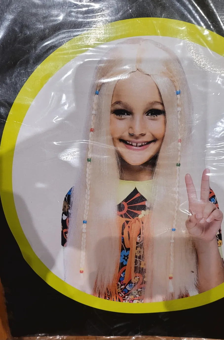 Halloween Hippie Wig - New in Package! image indicator(2)