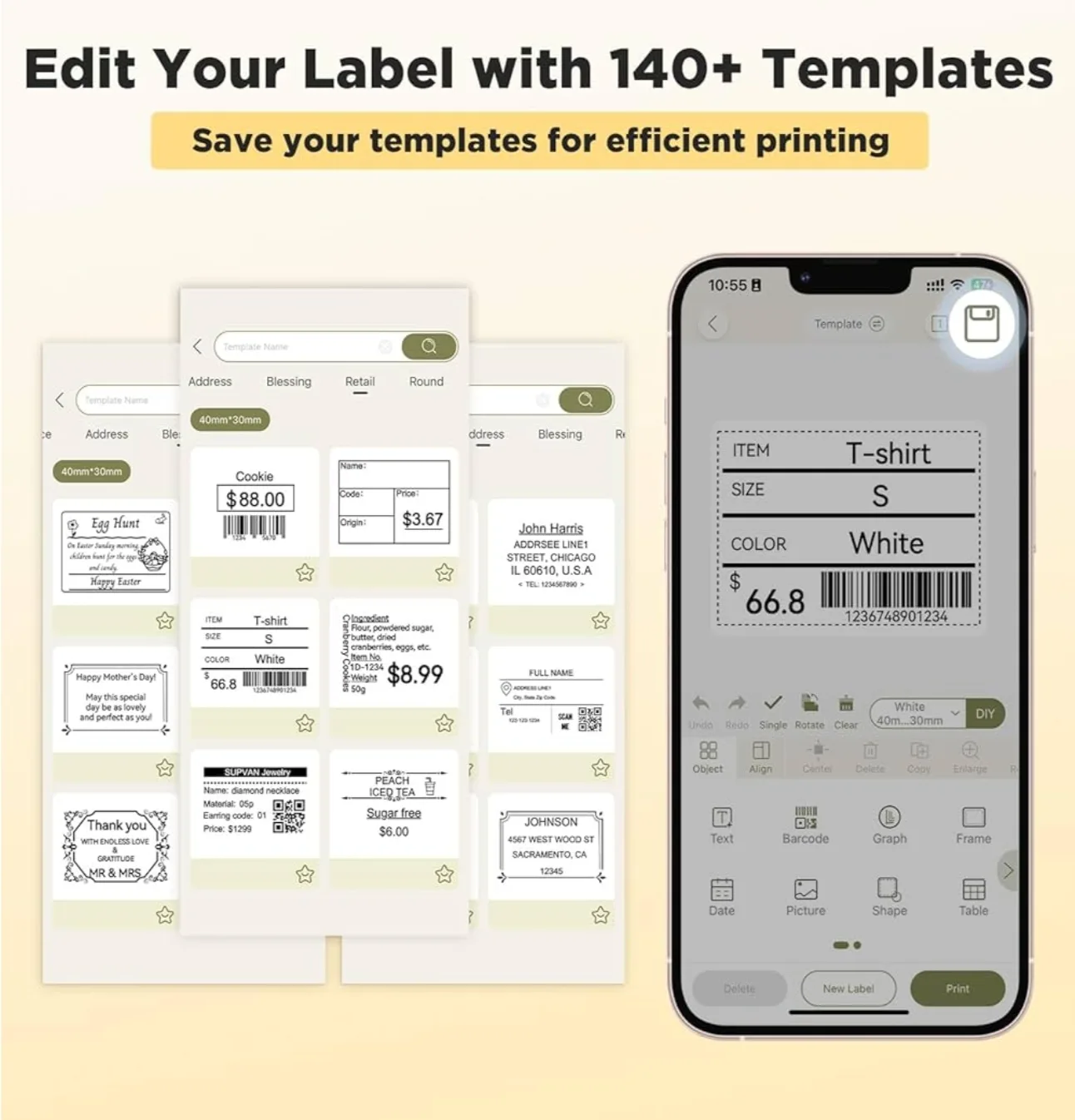 KATASYMBOL T50M Pro Thermal Label Printer - Portable image indicator(7)