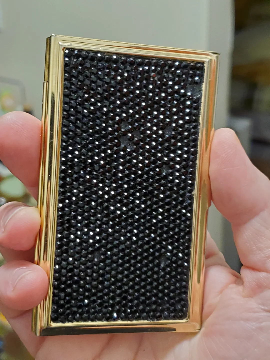Judith Leiber Rhinestone Business Card Holder thumbnail