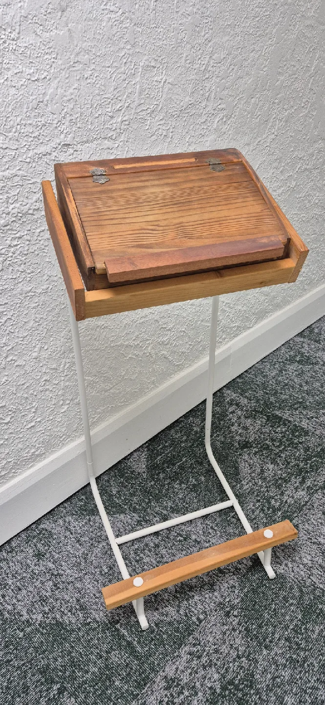 Modern Wooden Flip-Top Writer's Desk thumbnail