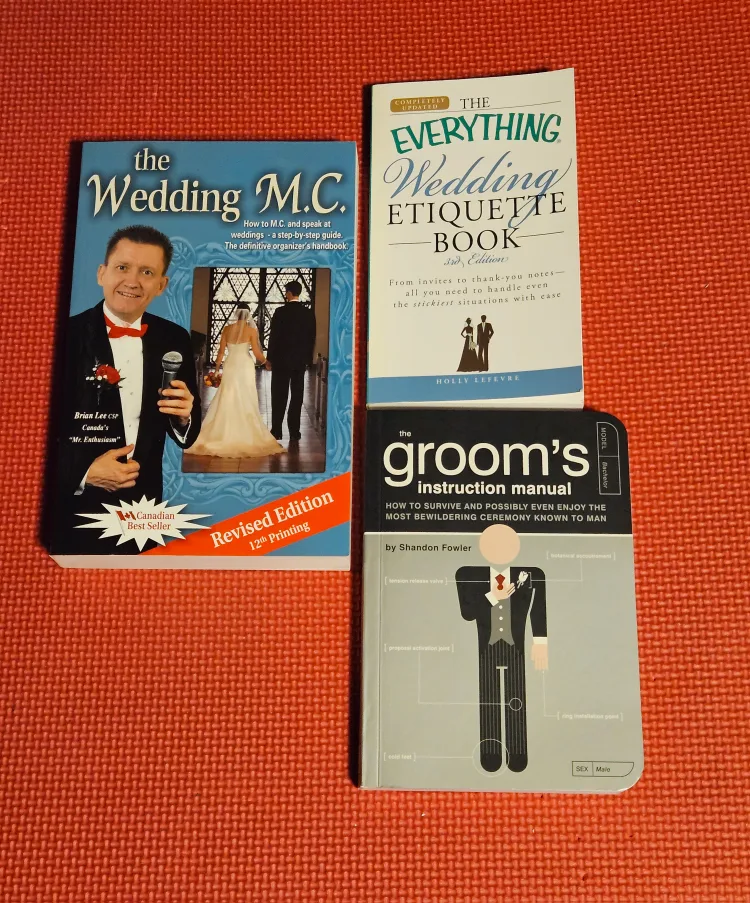 Wedding Planning Books - Wedding MC, Etiquette, Groom's Manual thumbnail