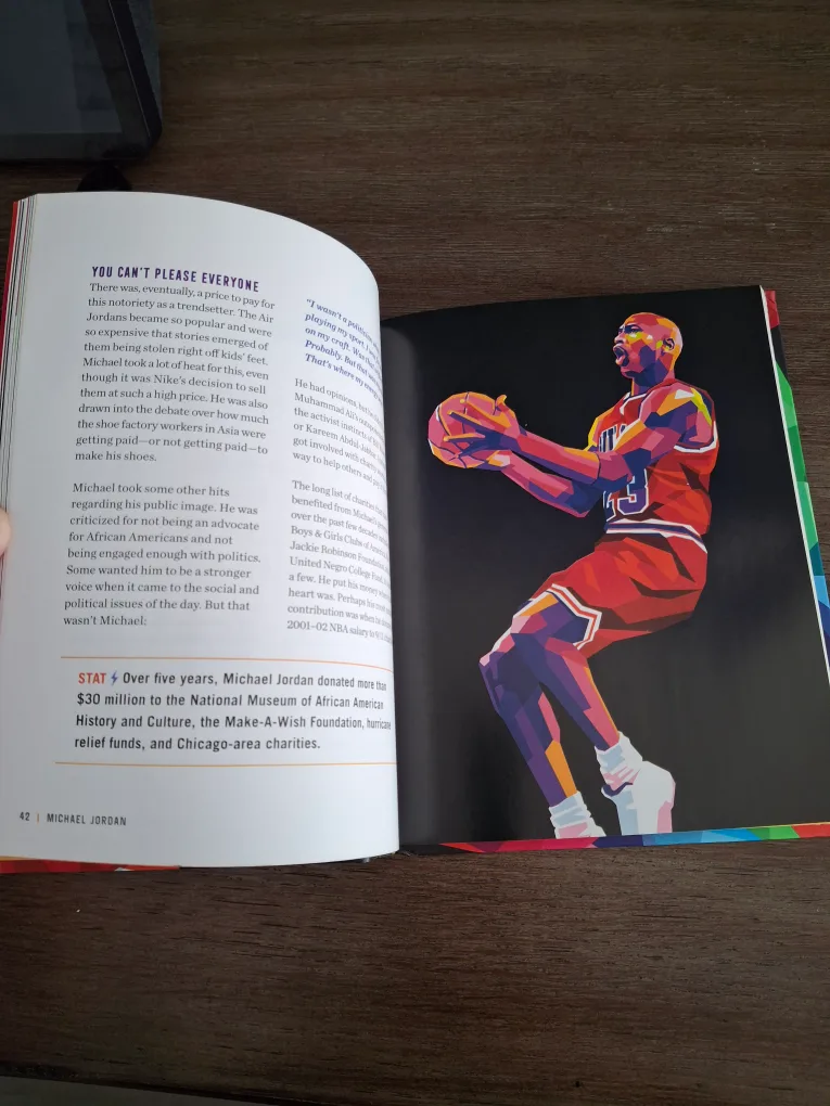 Michael Jordan - Life Lessons from hus Airness book. image indicator(2)