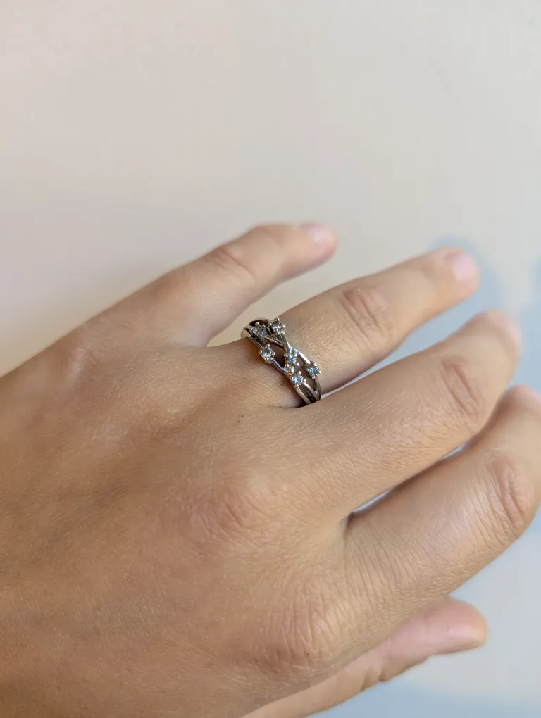 Crisscross Ring 925 Sterling Silver image indicator(5)