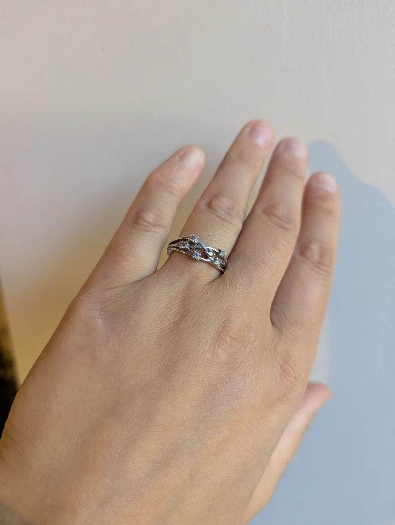 Crisscross Ring 925 Sterling Silver image indicator(7)