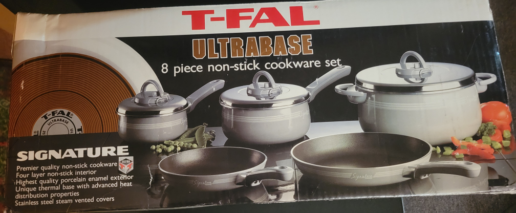 T-Fal Ultrabase 8-Piece Non-Stick Cookware Set