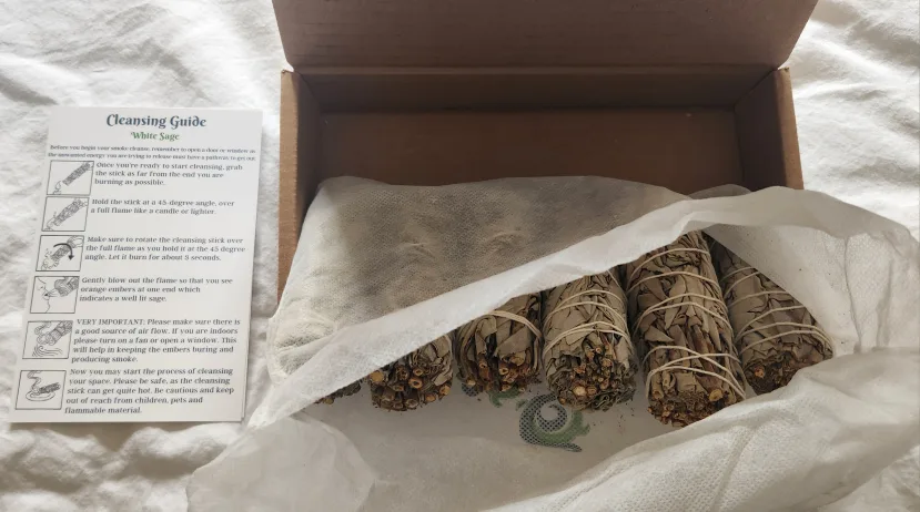 Sarimoire White Sage Cleansing Sticks (New) image indicator(2)