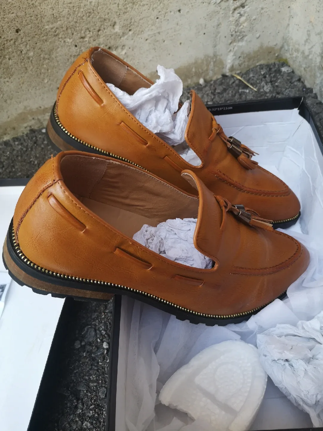 Tan Brown Loafers - Size 250 image indicator(6)
