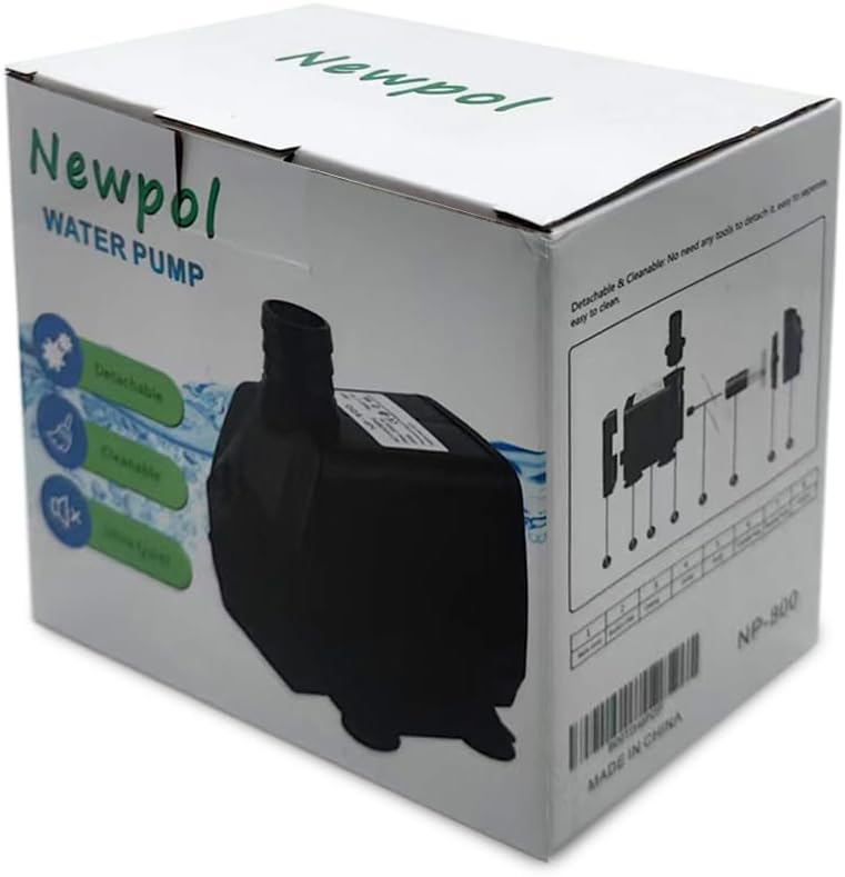 Newpol 660GPH Submersible Pump, Ultra Quiet Water Pump (30W) - photo 2