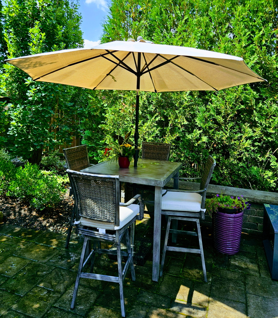 Patio Table Set with Umbrella - photo 2