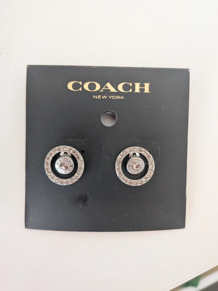 COACH stud earrings ($100 value) thumbnail