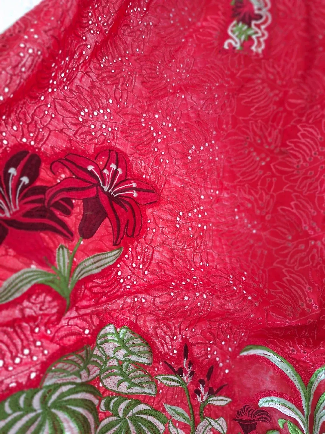 Beautiful Red Salwar Set image indicator(4)