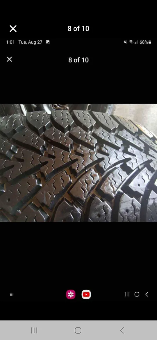 Set of 4 GOOD YEAR winter tires rims (225 65 17) image indicator(8)