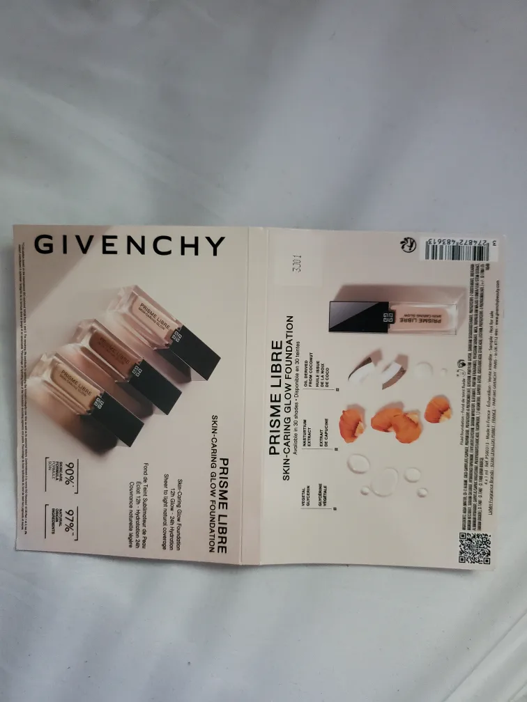 Givenchy Prisme Libre Skin-Caring Glow Foundation Samples image indicator(4)