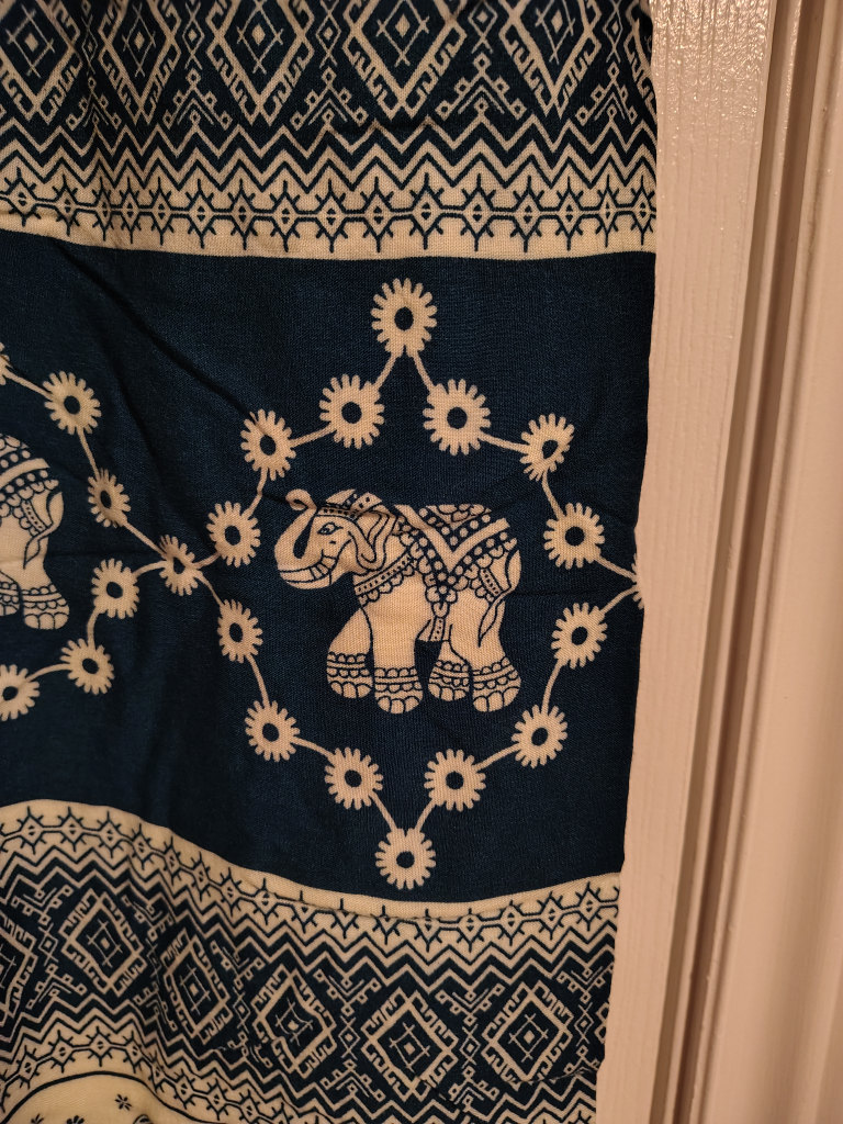 Elephant Print Thai Pants - photo 3
