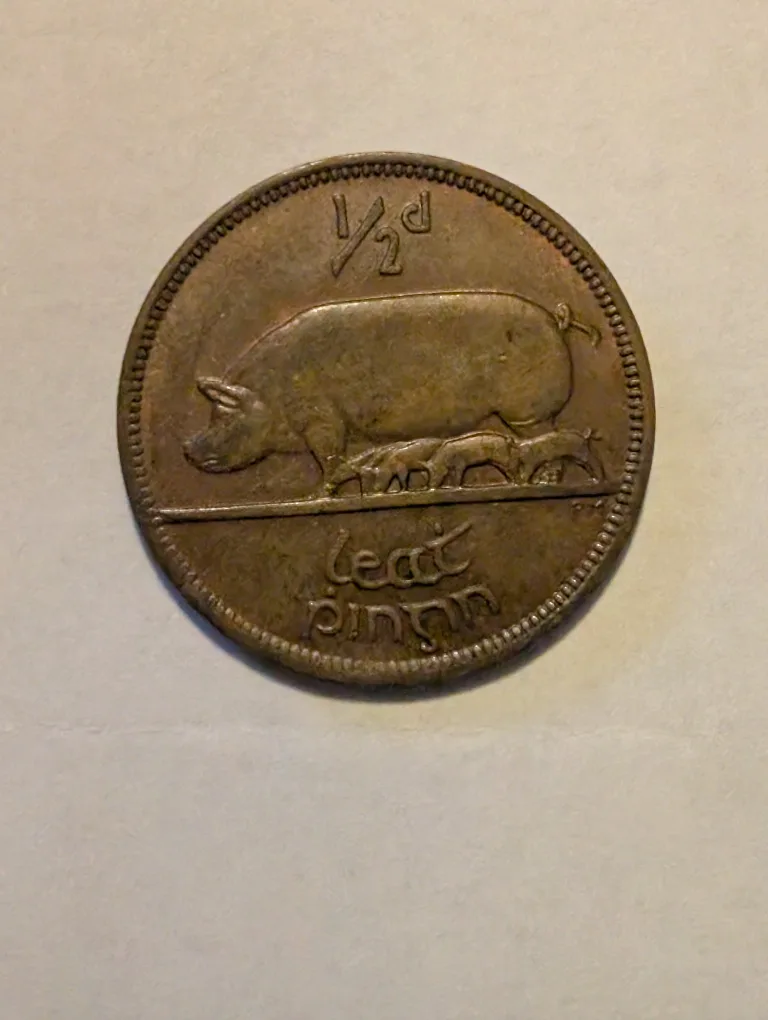 Irish Half Penny Coin, 1942 image indicator(3)