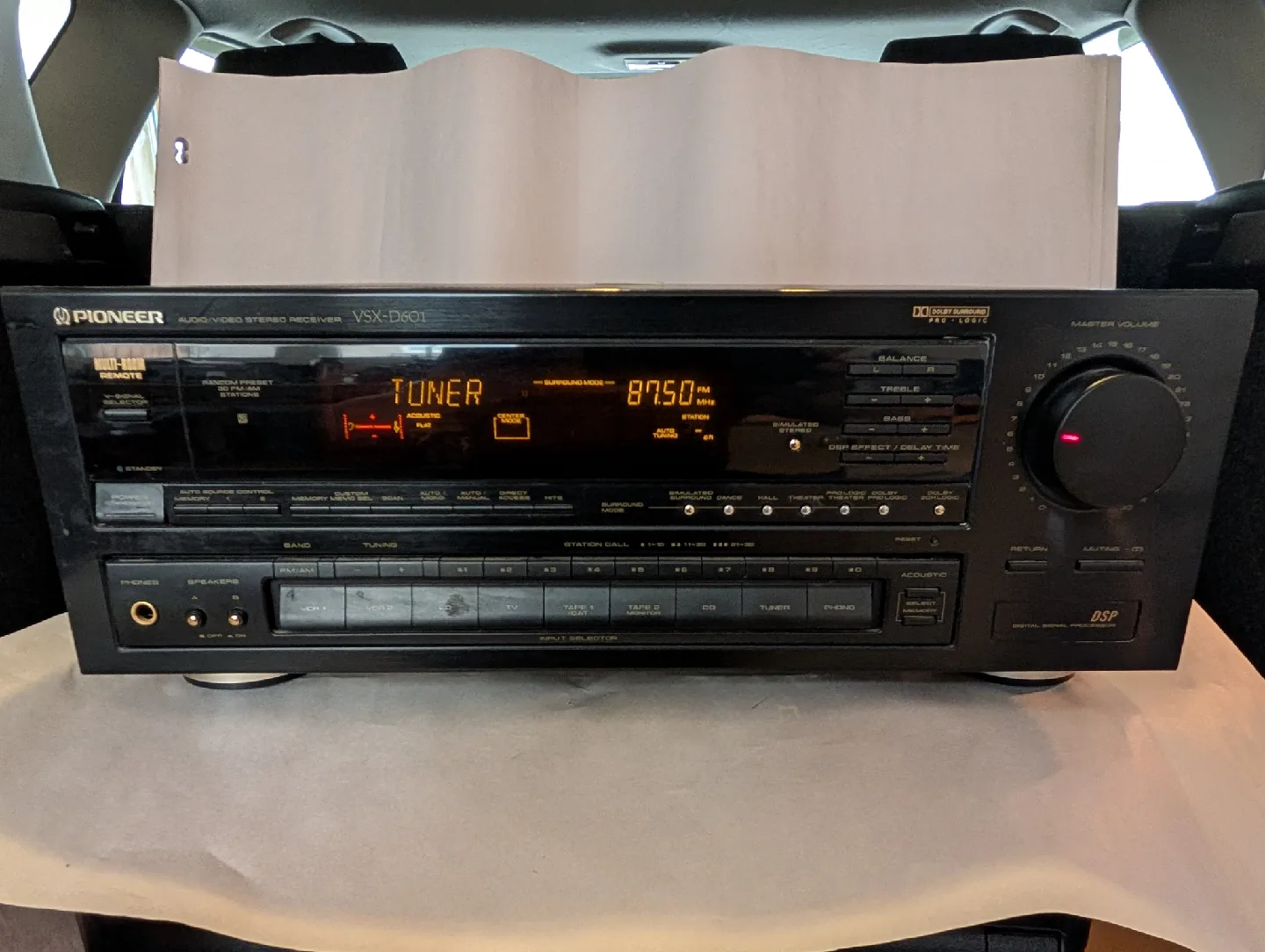 Pioneer VSX-D601 Audio/Video Stereo Receiver thumbnail