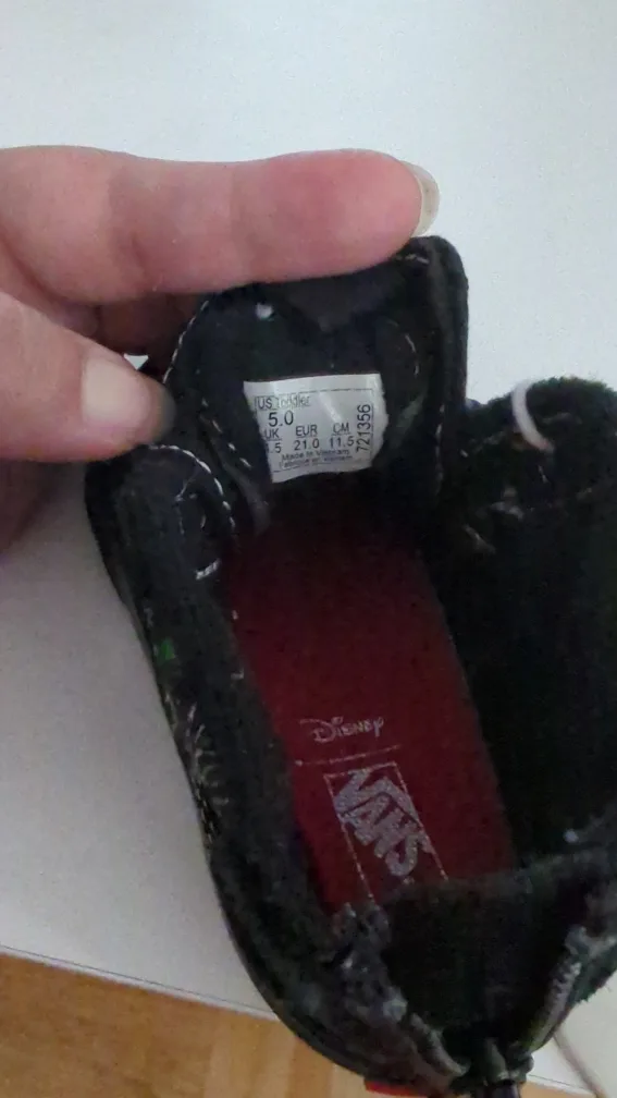 Vans Sk8-Hi Zip Disney 100 Toddler Shoes - Size 5 image indicator(3)