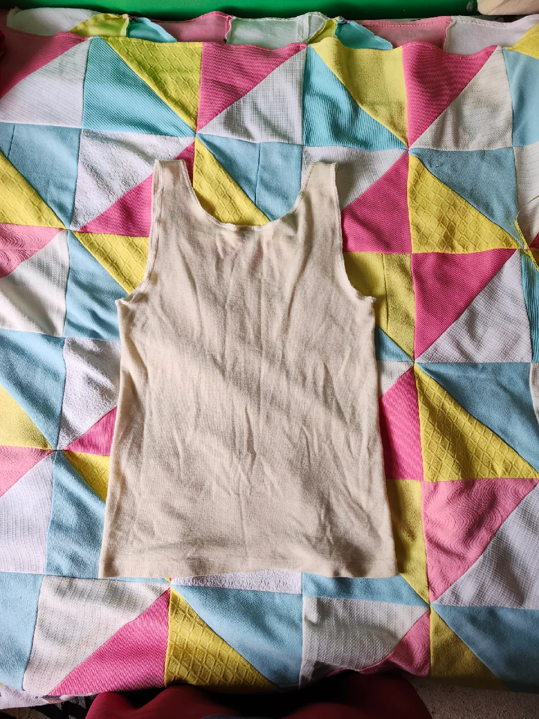 pastel yellow vintage tank top image indicator(2)