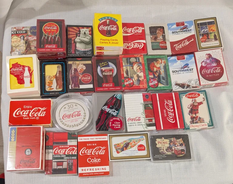 Coca Cola Decks of Cards 27 different ones thumbnail