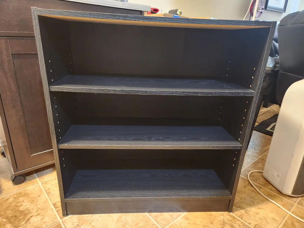 Black Wood Bookcase thumbnail