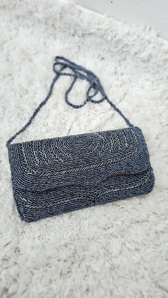 New Artisan Sling Bag - Hand-Woven Beaded Crossbody image indicator(2)