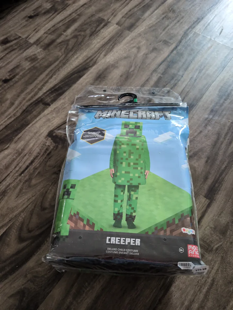 Minecraft Creeper Deluxe Child Costume thumbnail