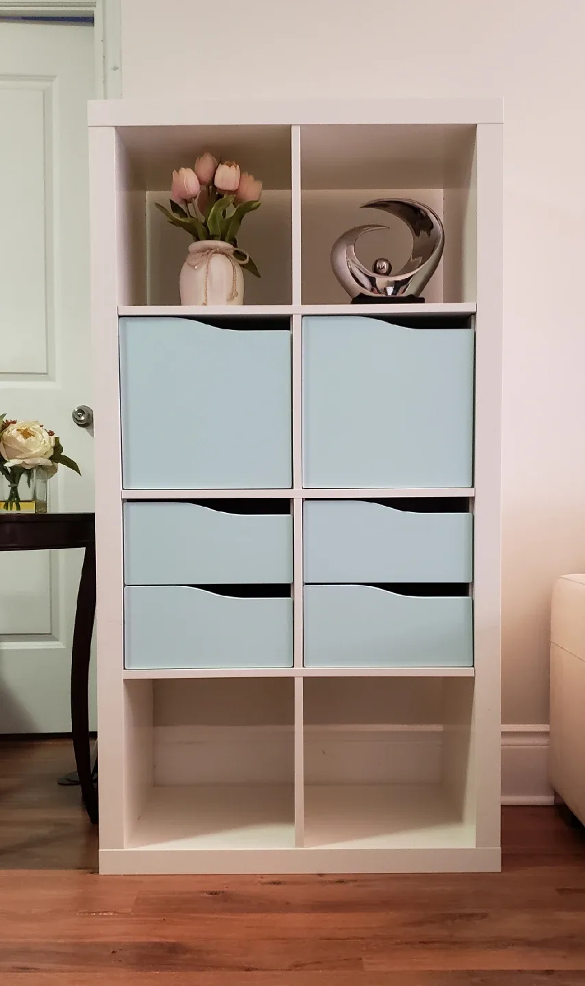 IKEA Kallax Shelf Unit with doors & Drawers thumbnail