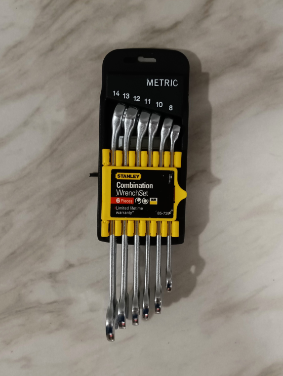 Stanley 6-Piece Metric Combination Wrench Set (New)